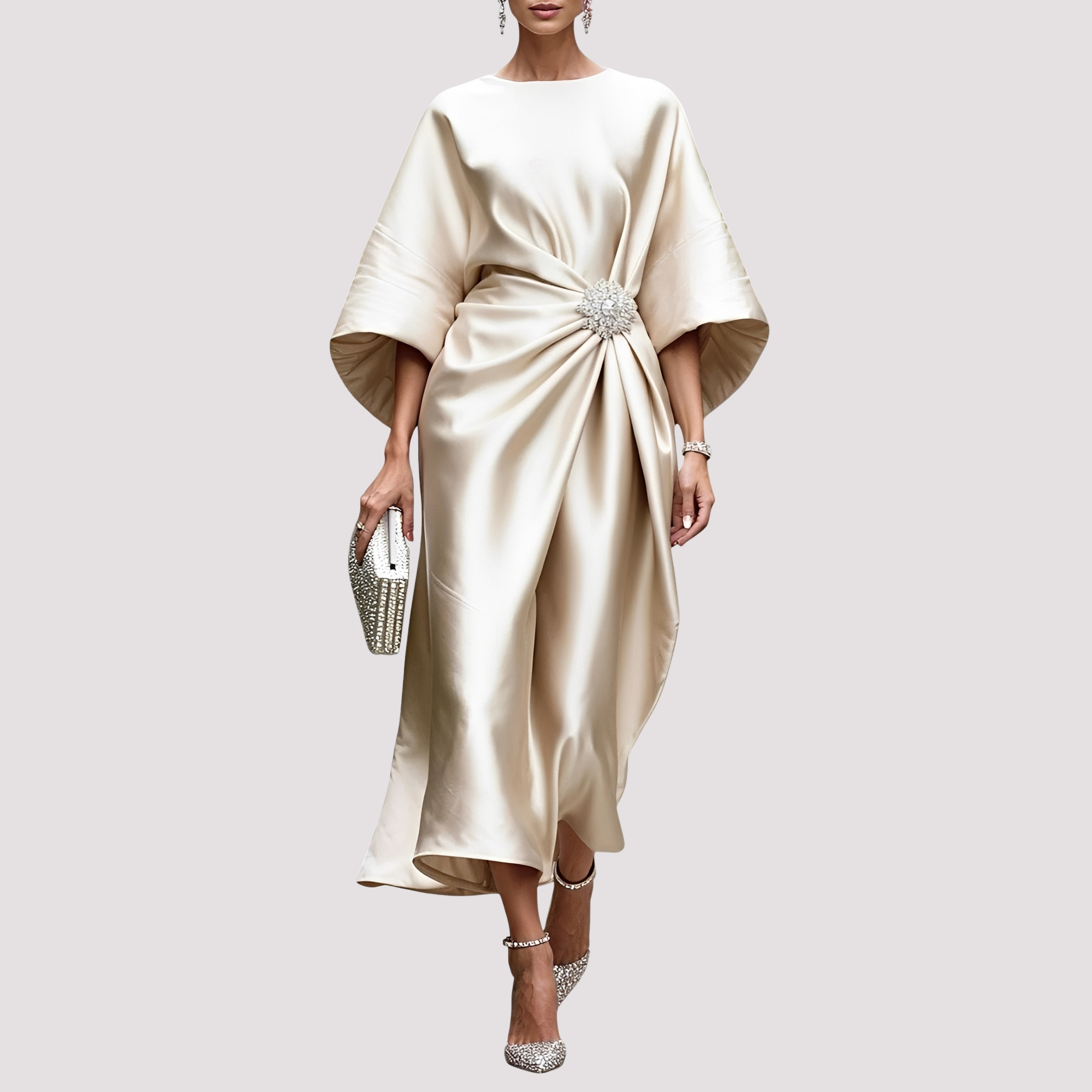 Kay - Elegantes Wickel-Midikleid