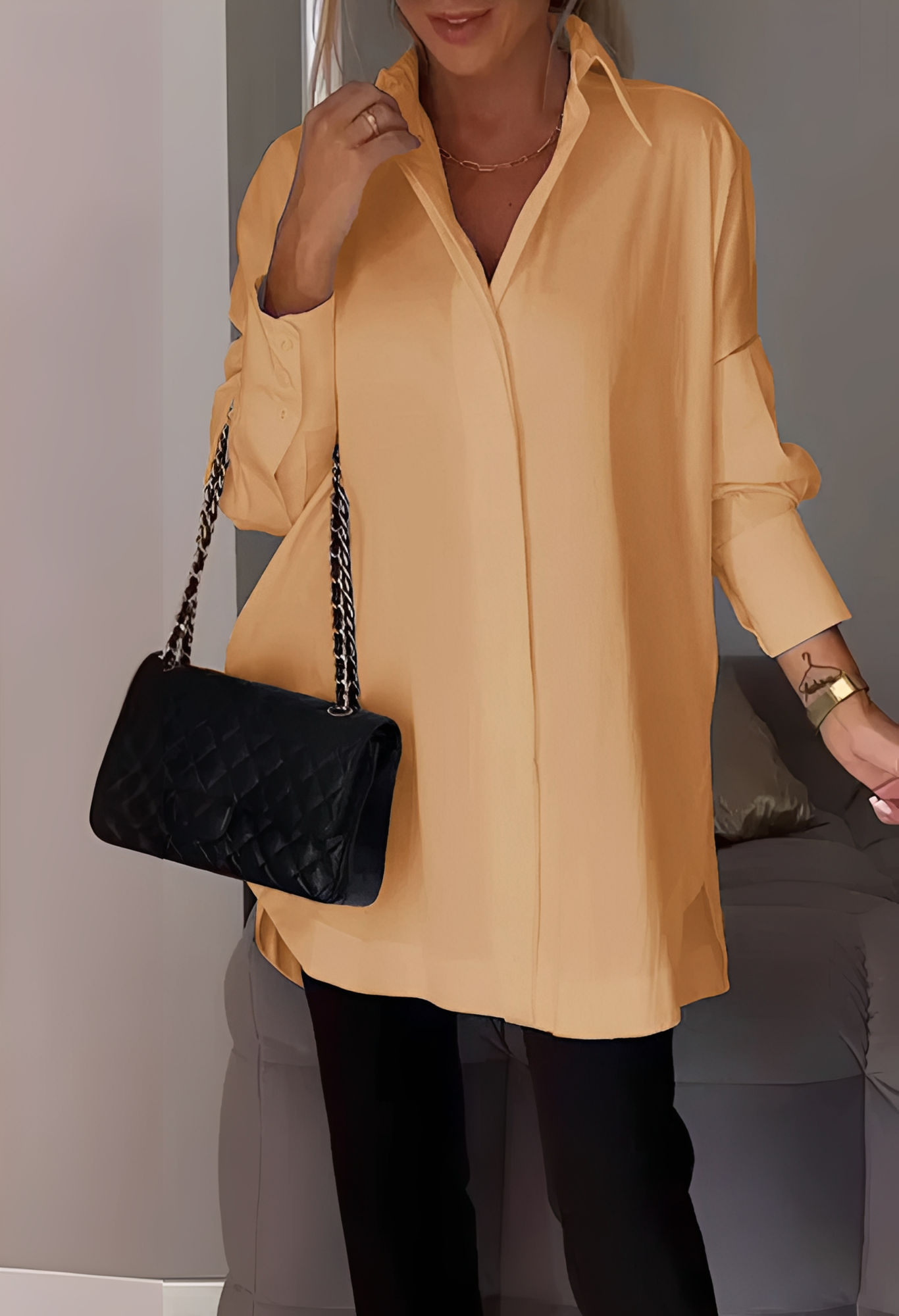Lauren - Elegantes Langärmliges Hemd