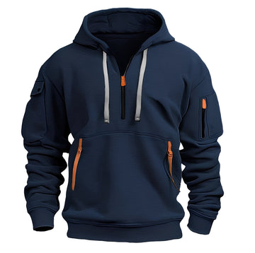 Burton - Trendiger Hoodie mit halbem Reißverschluss