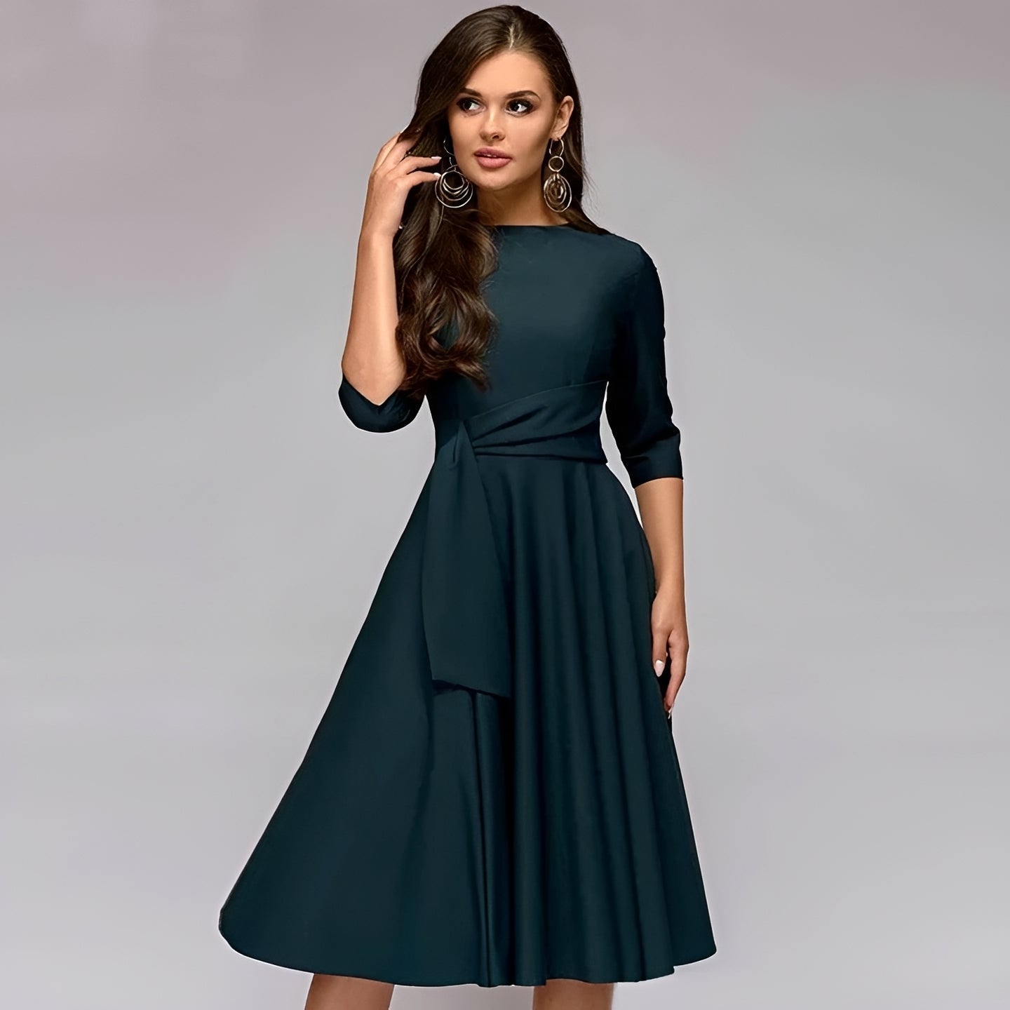 Sameer - Lässiges Midikleid