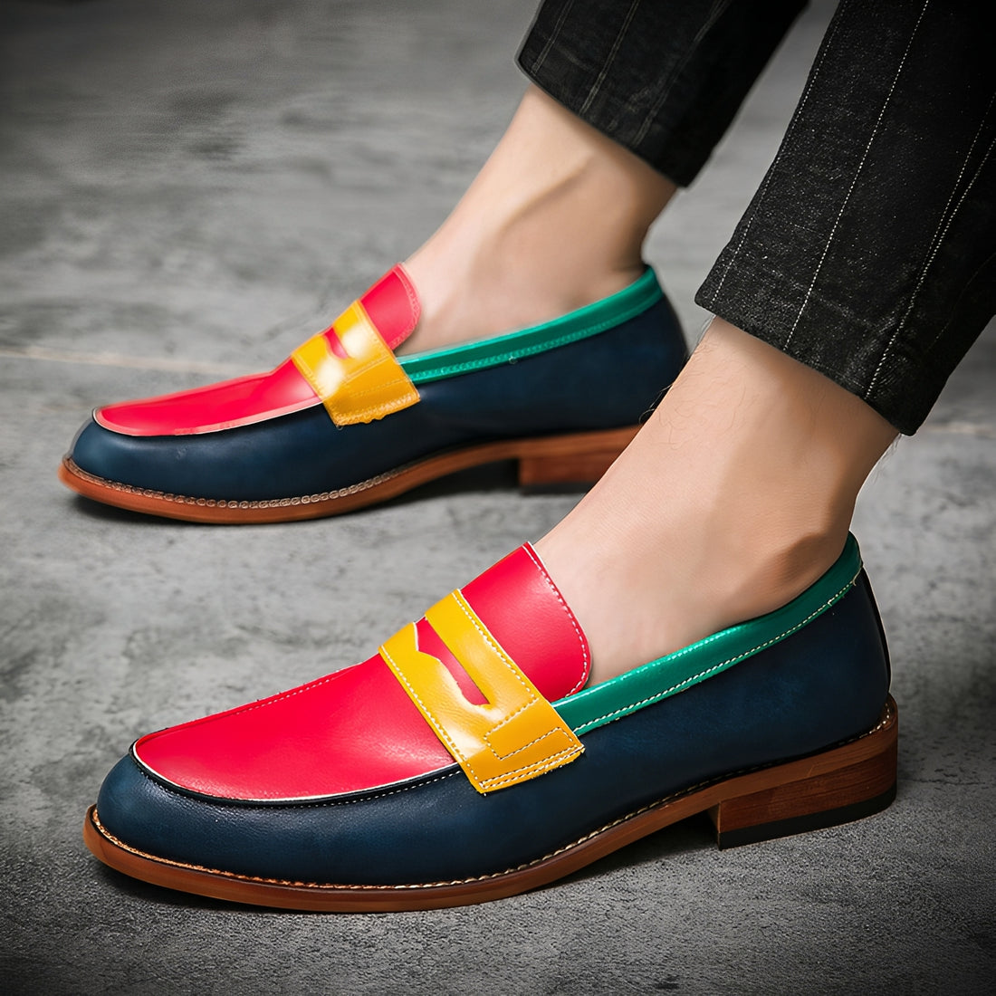 Archie – Herren-Slipper – stilvoll und farbenfroh