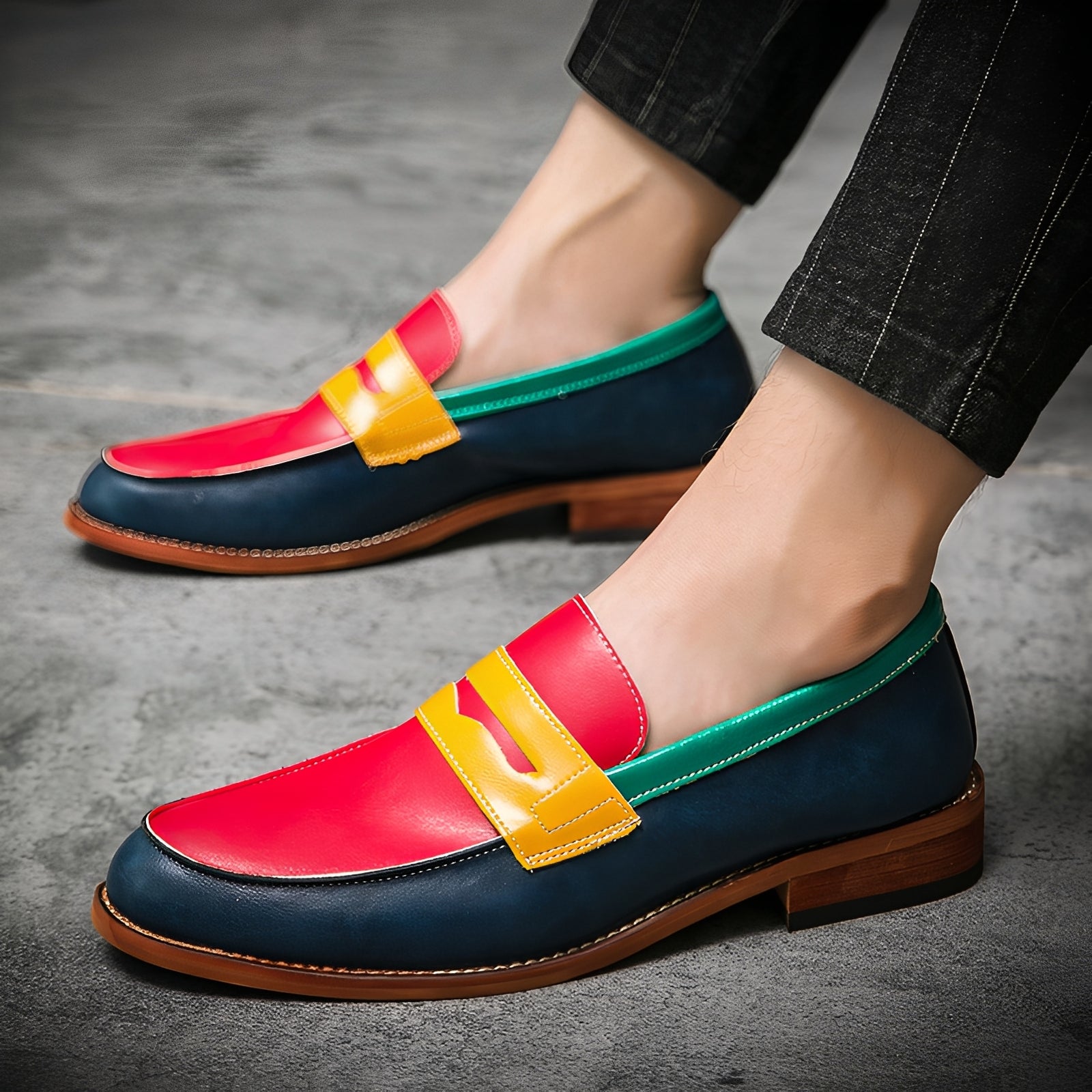 Archie – Herren-Slipper – stilvoll und farbenfroh