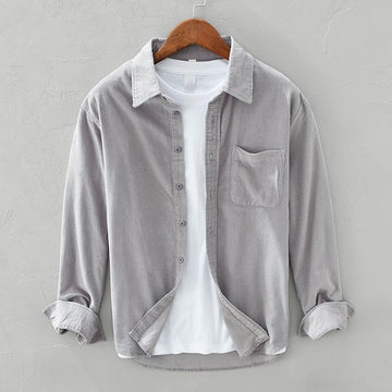 Samuel - Lässiges Langarm-Overshirt für Herren