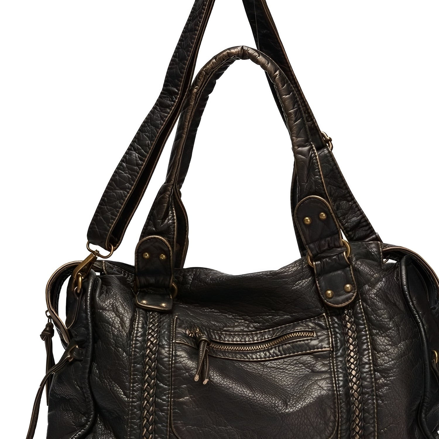 Hollie - Damen-Tasche mit Zipper im lockeren Design