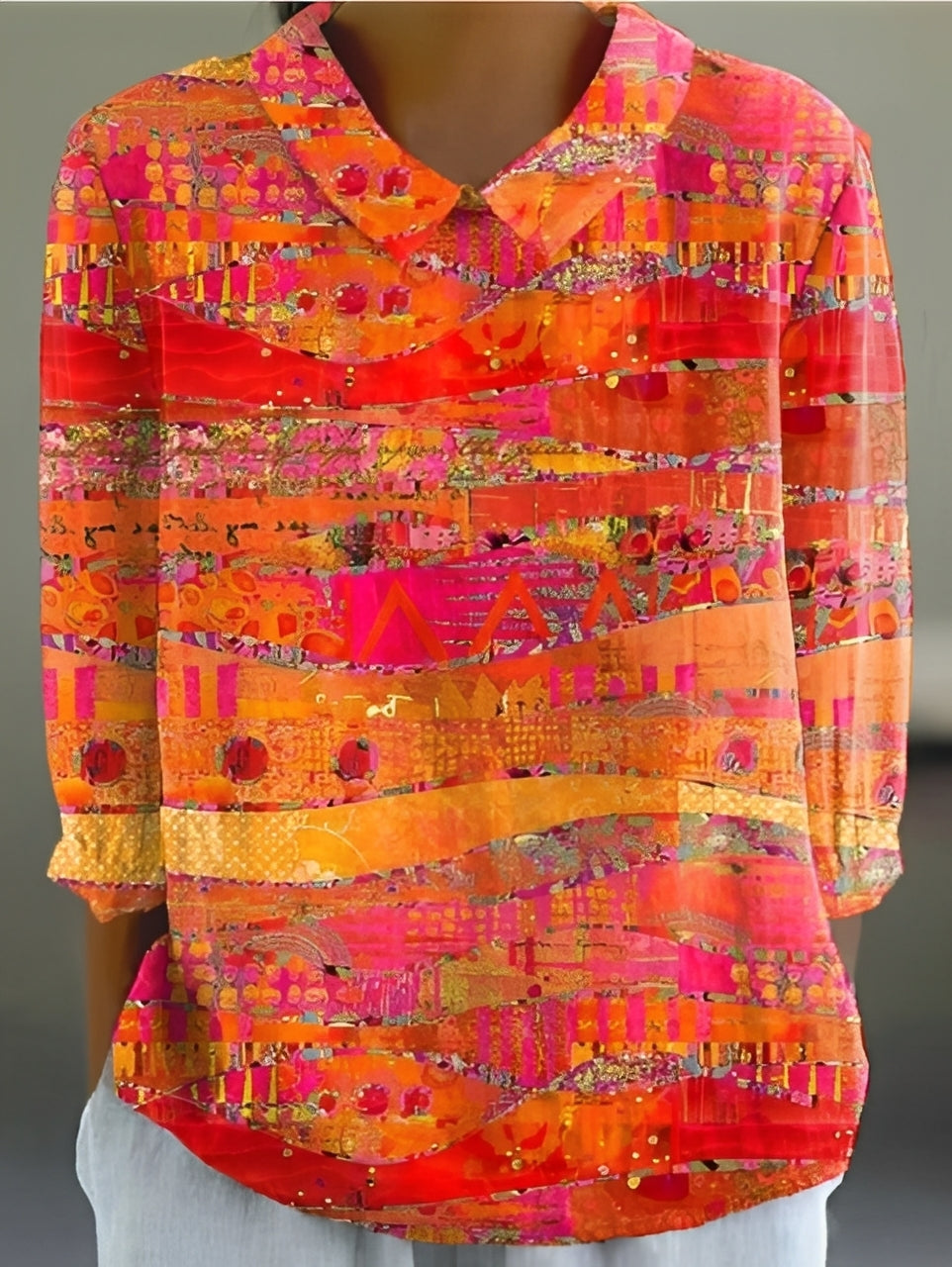 Alfie - Stilvolles, locker sitzendes Shirt mit Print für Damen