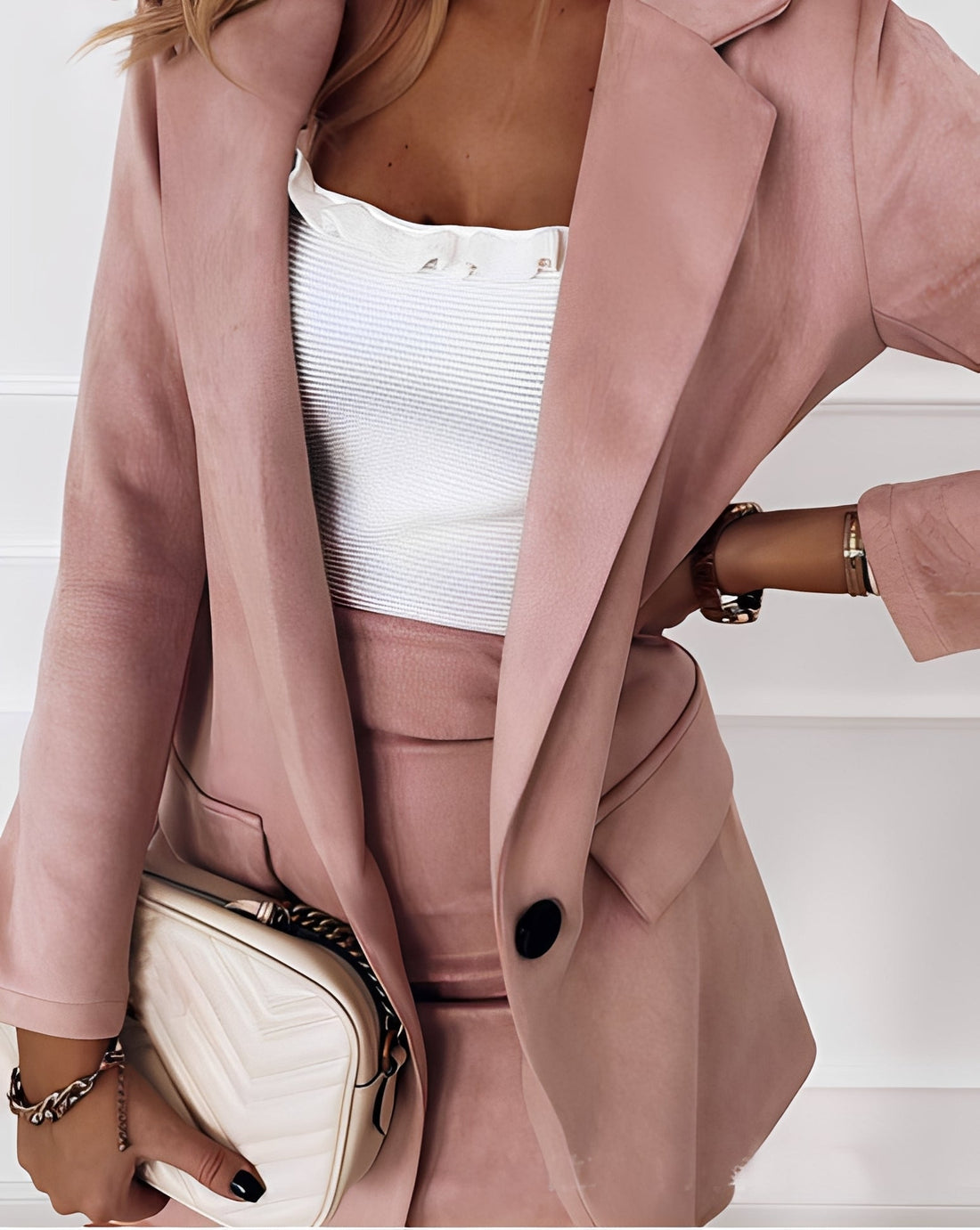 Katelyn - Formelles Blazer- und Minirock-Set