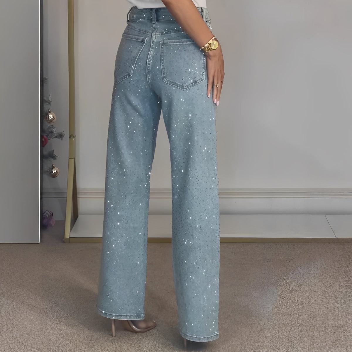 Sandra - Edle Hose mit weitem Bein