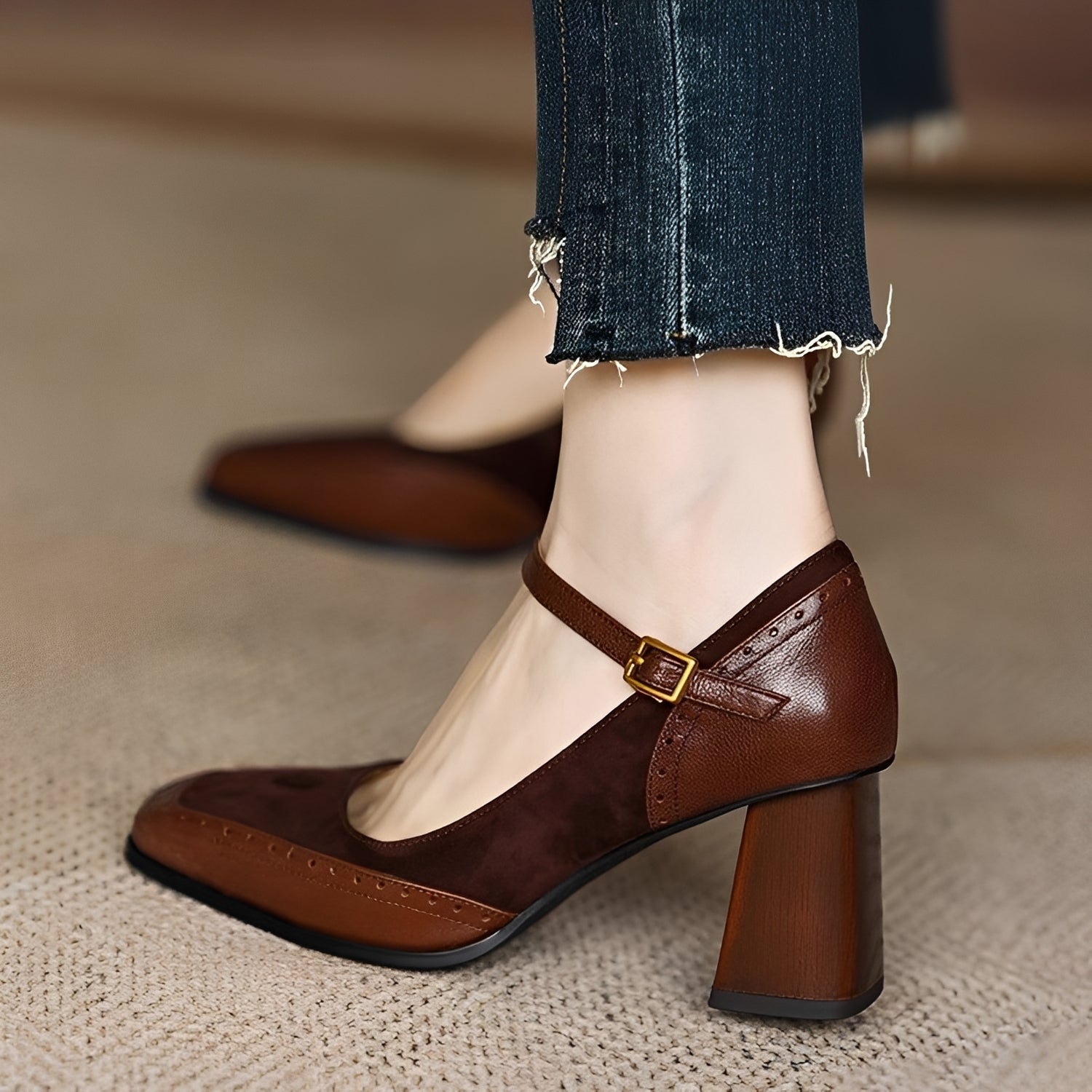 Isha - Formelle Chunky Heels