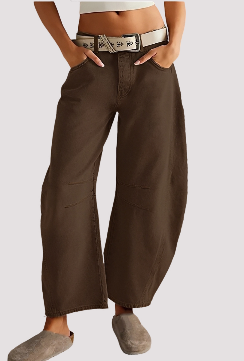 Kendra - Stylische weit geschnittene Hose