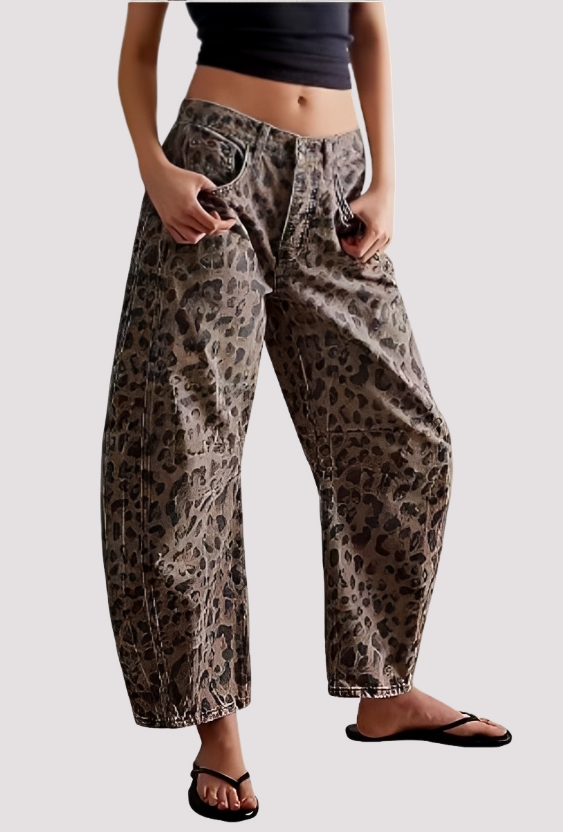 Kendra - Stylische weit geschnittene Hose