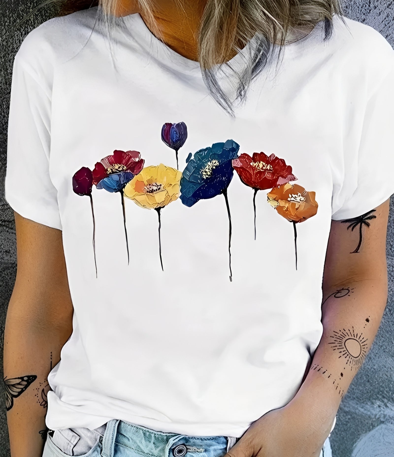 Julia - Stilvolles bedrucktes T-Shirt für Damen