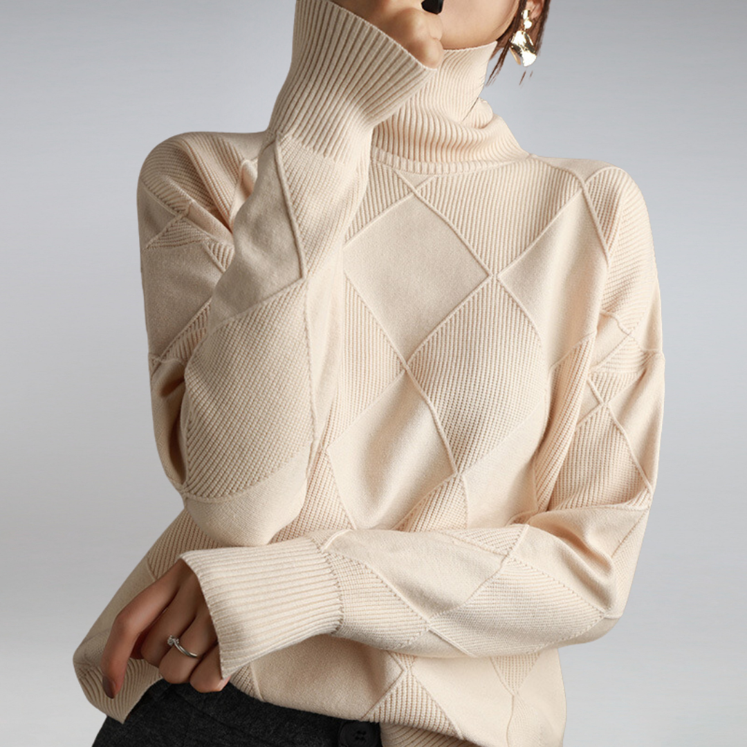 Camille - Eleganter und gemütlicher Rollkragenpullover