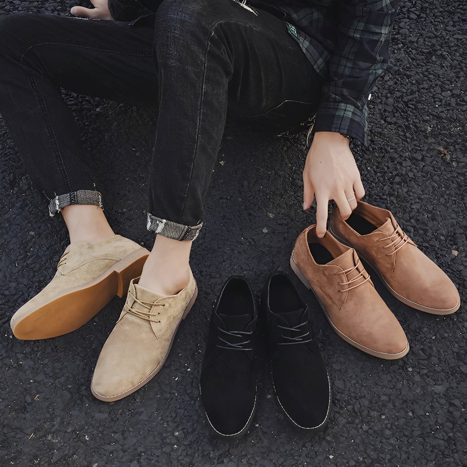 Dwayne - Klassische Herrenschuhe mit Vintage-Stil