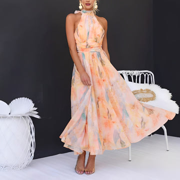Esther – Maxikleid für Damen – für blumige Wärme