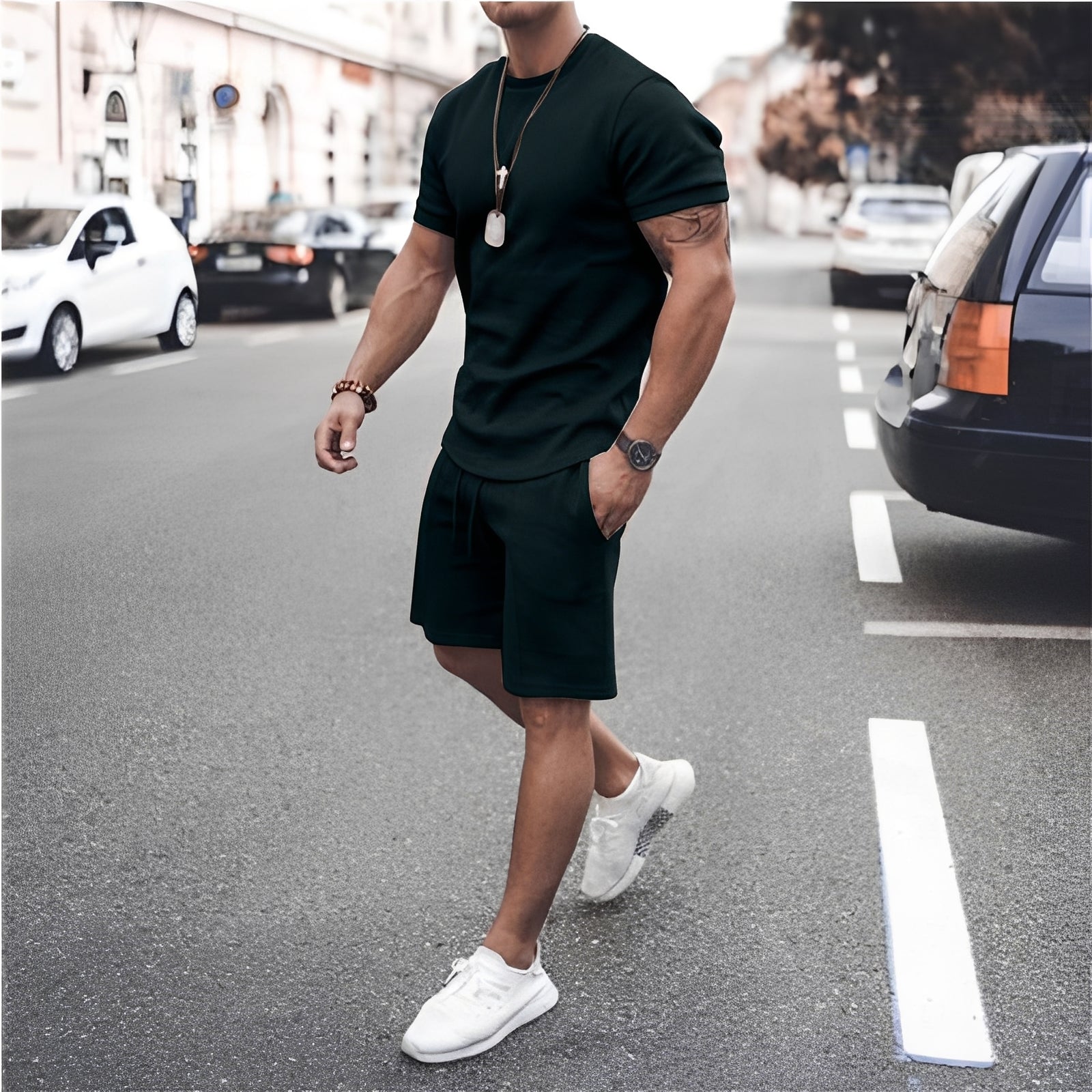 Stevie - Zweiteiliges Set Herren - für lässige Freizeitkleidung