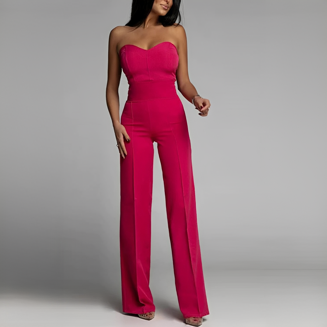 Meriam - Eleganter schulterfreier Damenoverall