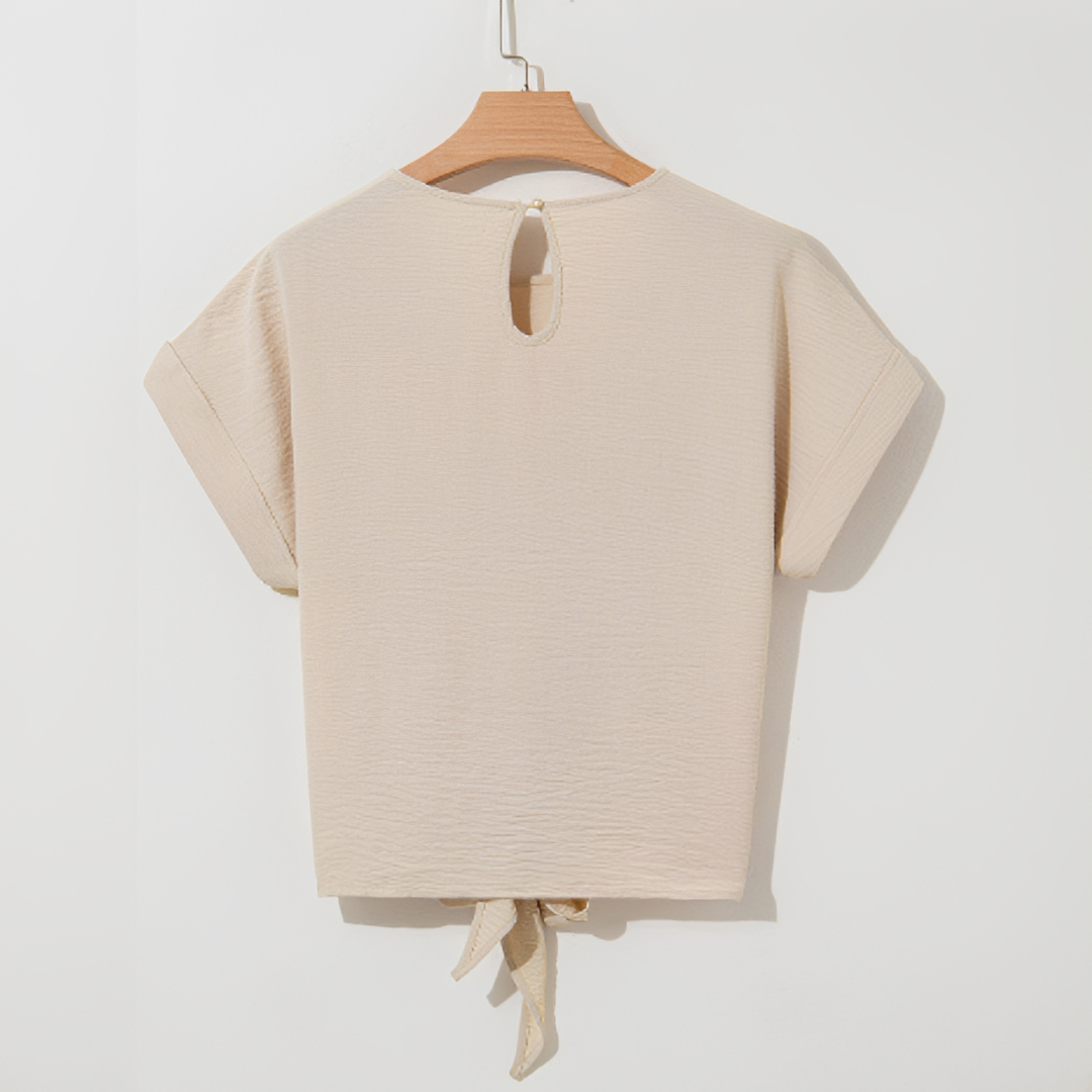 Kalea - Stilvolle Bluse mit kurzen Ärmeln