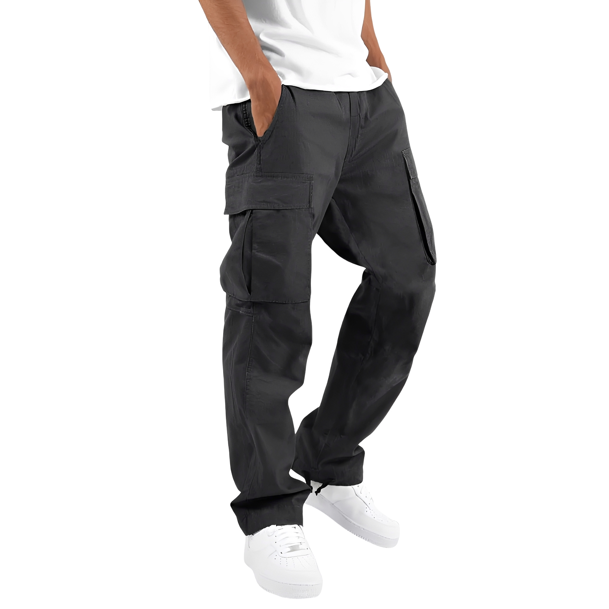 Cooper - Weite Herren-Cargohose mit Zugband