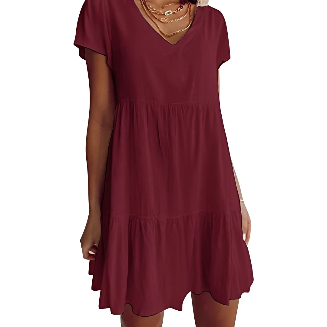 Judith - Leichtes, Weites Kurzes Kleid