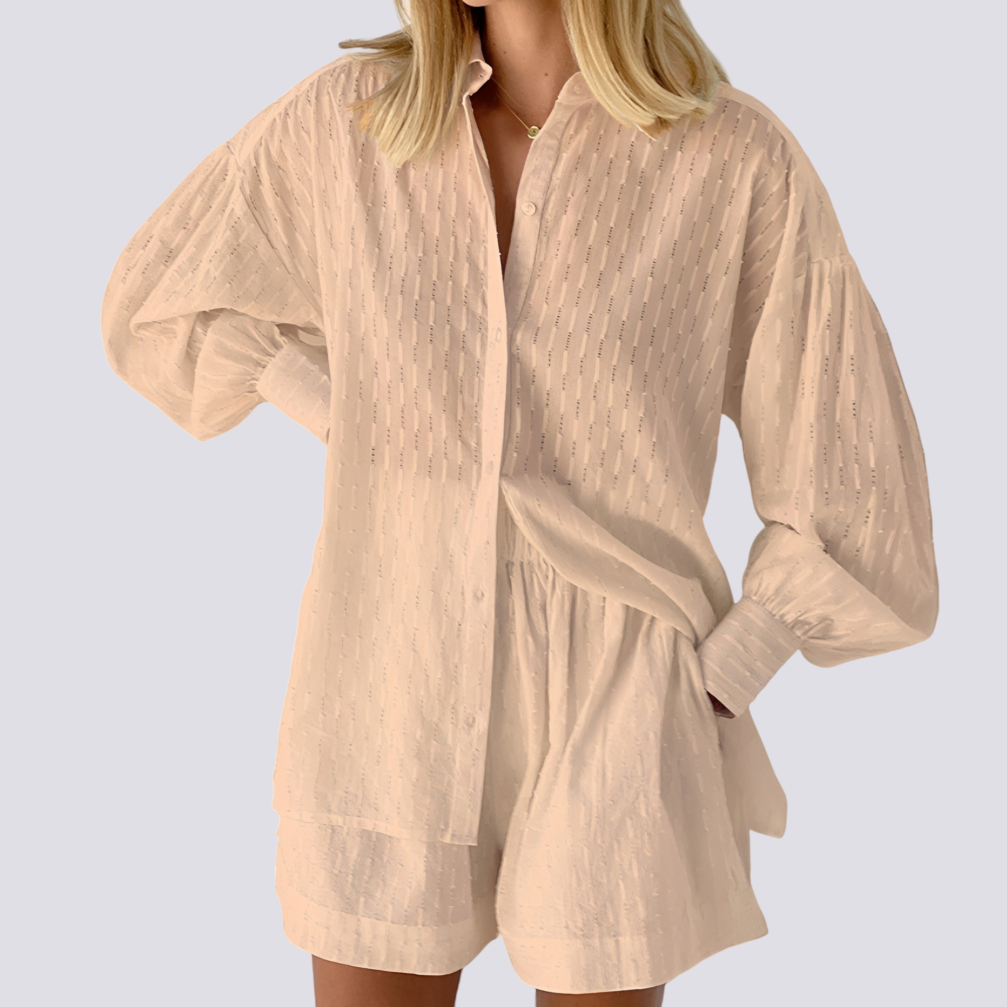 Patricia - Stilvolles, locker sitzendes zweiteiliges Set für Damen