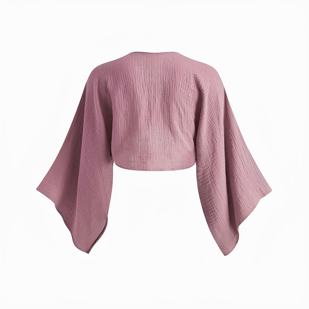 Arabella - Elegante Bluse mit Knoten vorne
