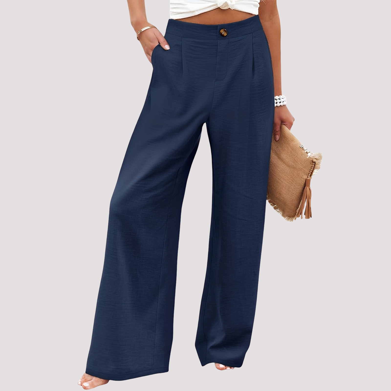 Helen - Lässige Hose mit weitem Bein für Damen