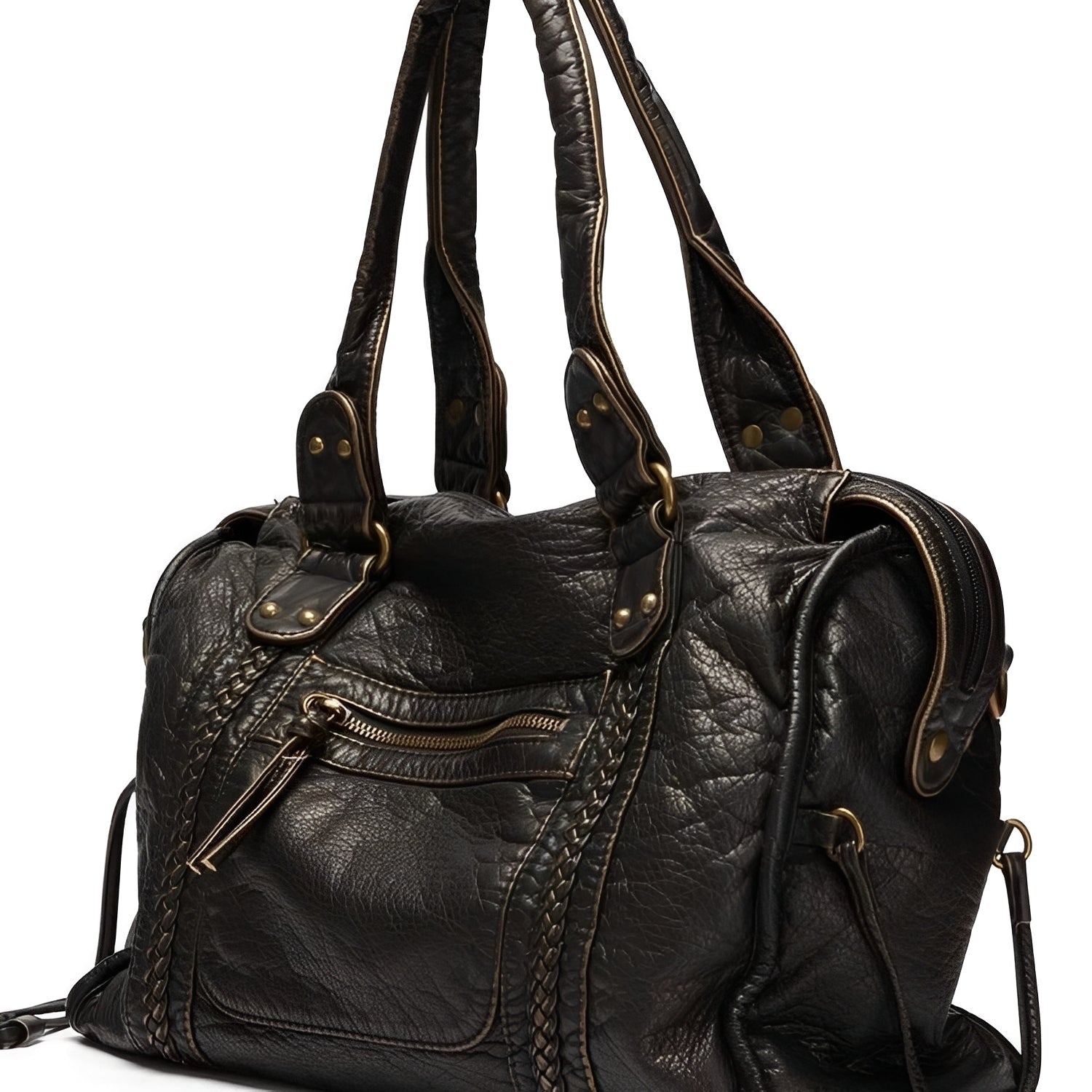 Hollie - Damen-Tasche mit Zipper im lockeren Design