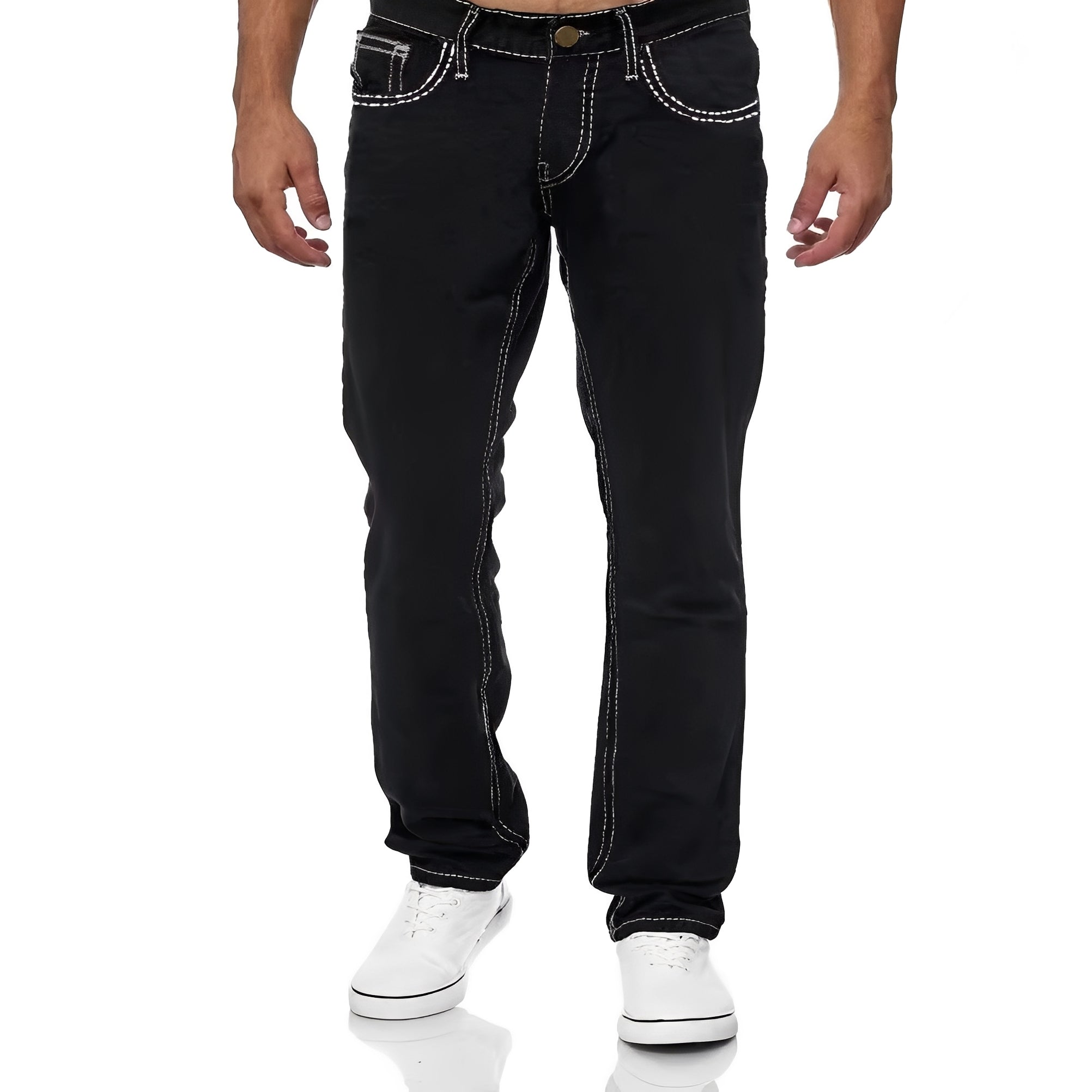 Stefan - Lockere, gerade Stretchjeans für Herren