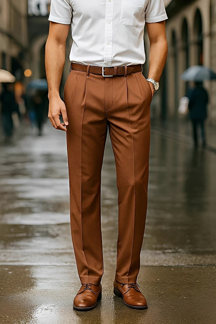 Brandon - Formelle Gerade Hose