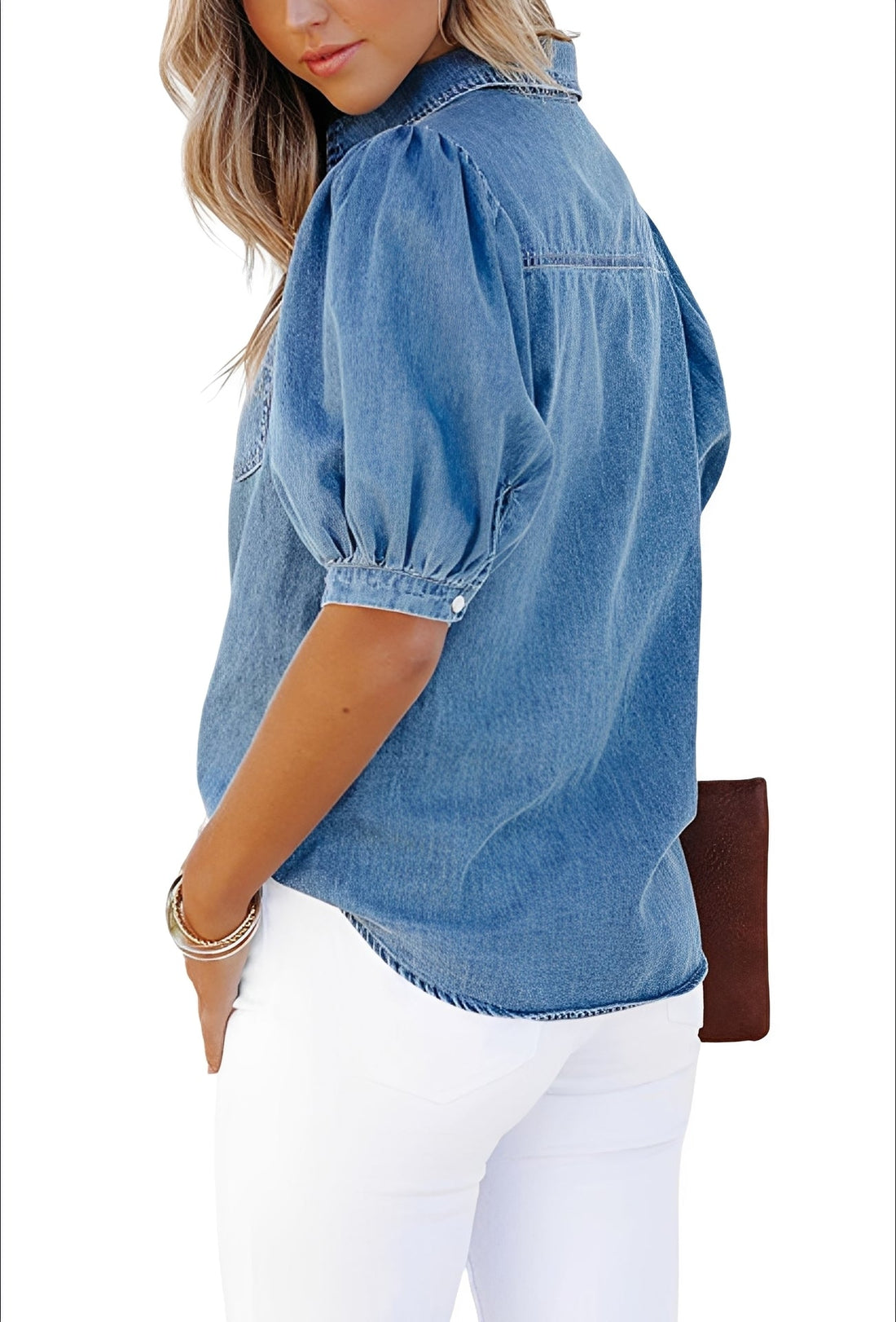 Mila - Stilvolles Denim-Hemd