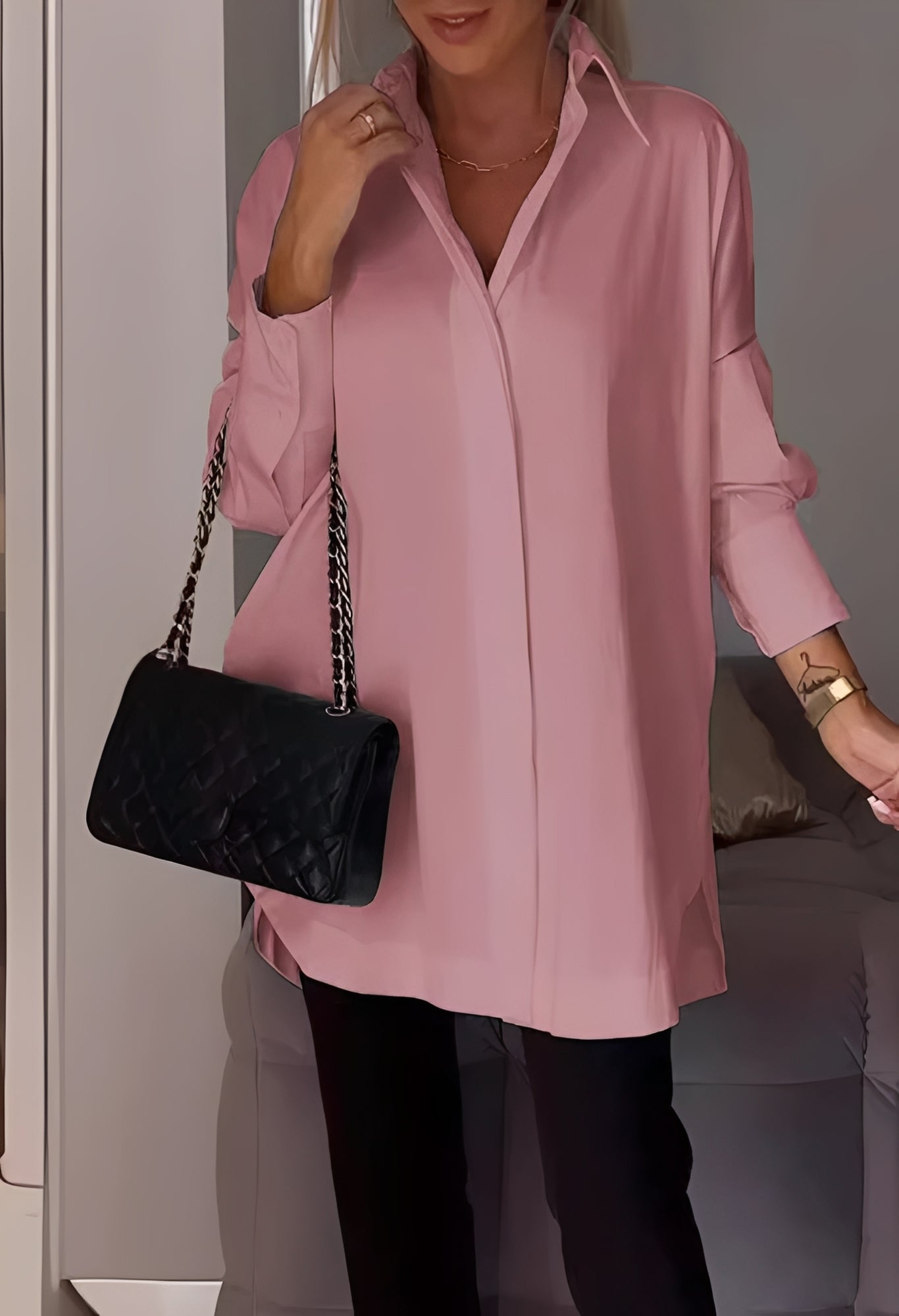 Lauren - Elegantes Langärmliges Hemd