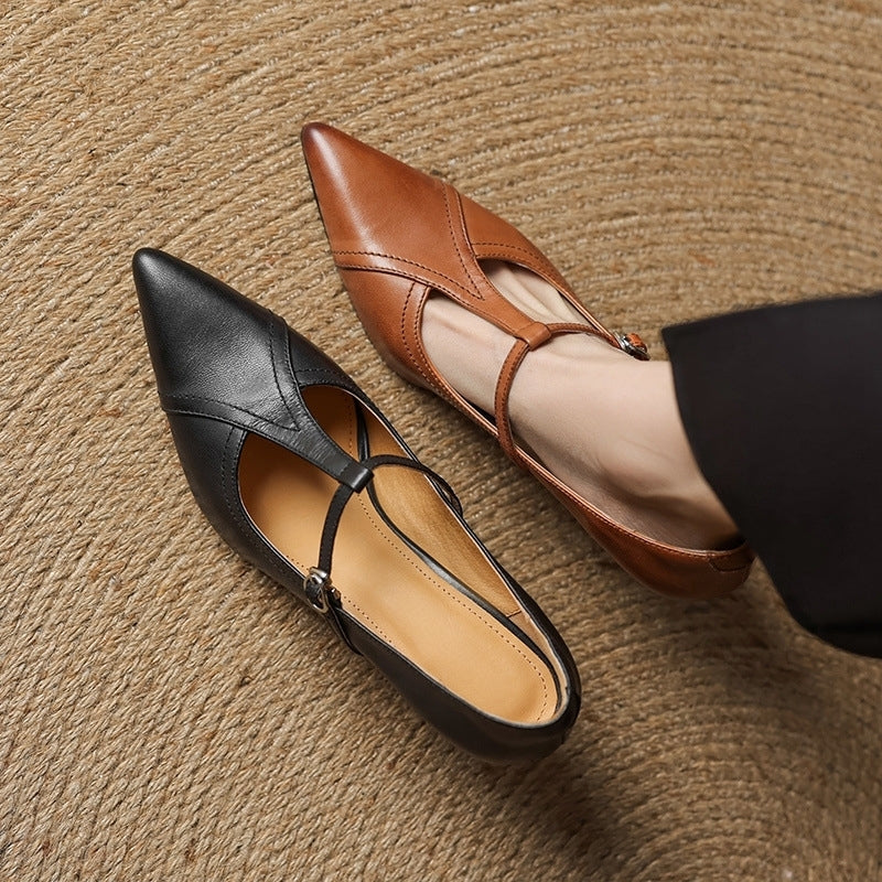 Ellis - Stilvolle Stiletto-Absätze mit T-Schnalle