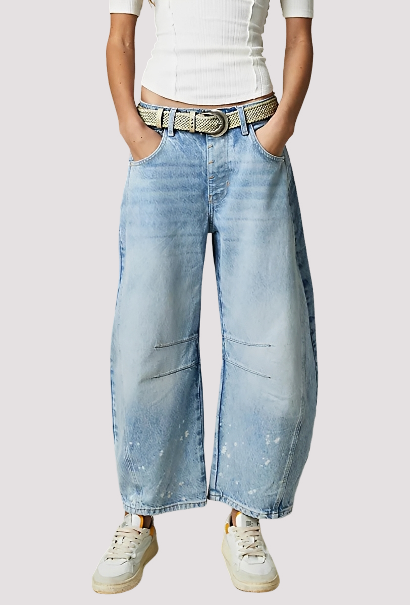 Kendra - Stylische weit geschnittene Hose