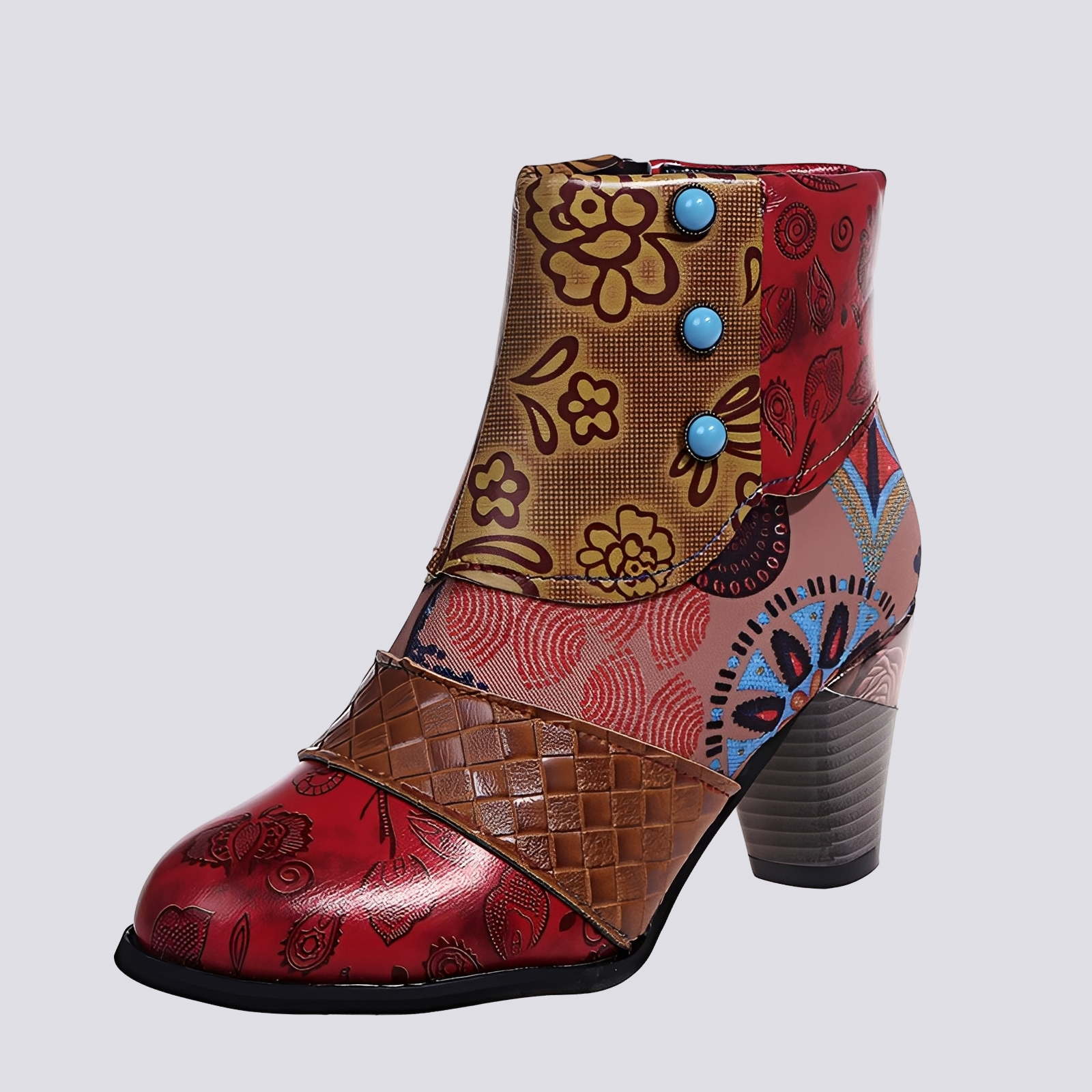 Emma - Bunte Bohemian-Stiefel