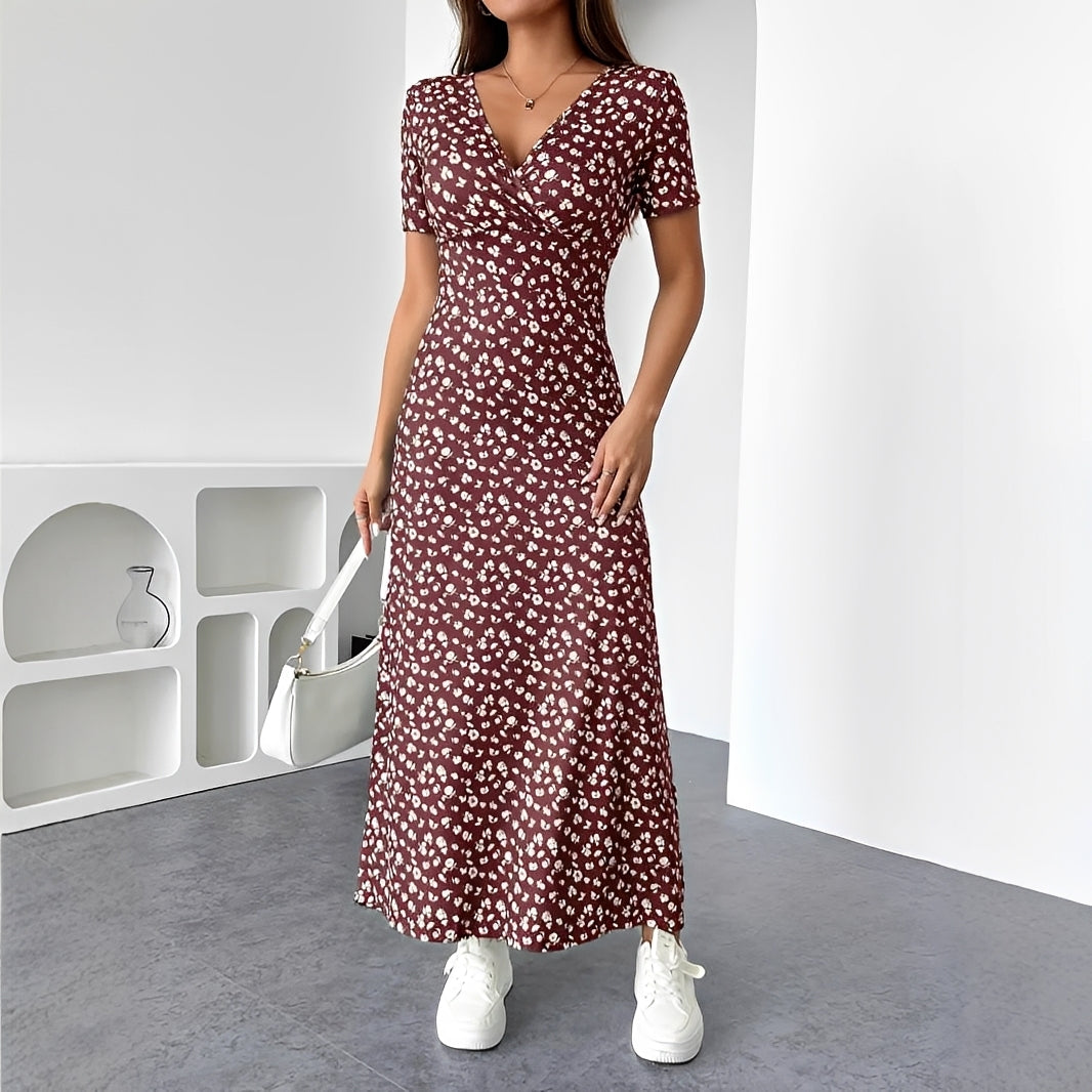 Reggie - Stilvolles Florales Maxikleid