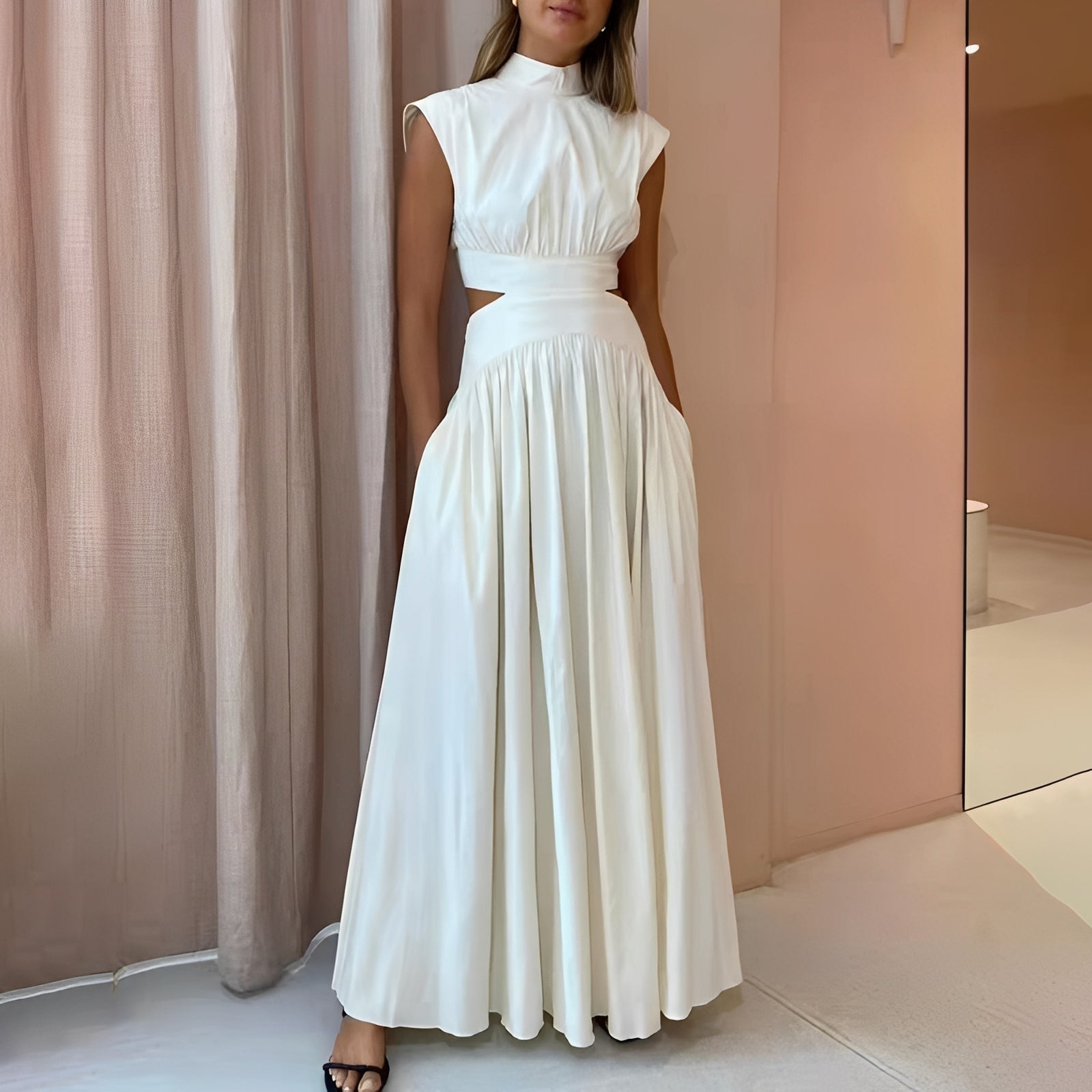 Isabella - Stilvolles Ärmelloses Kleid