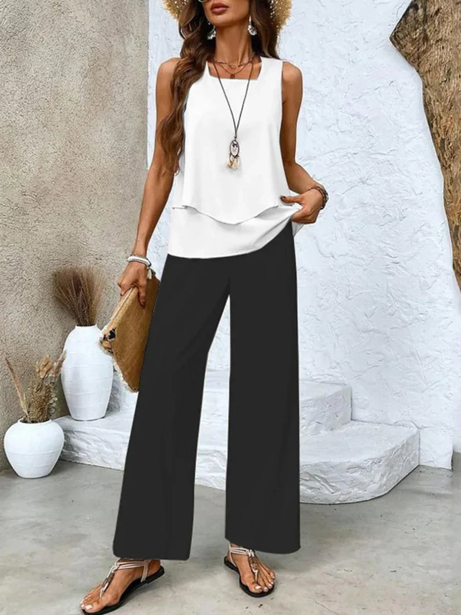 Abigail- Elegantes Damen Zweiteiler Set