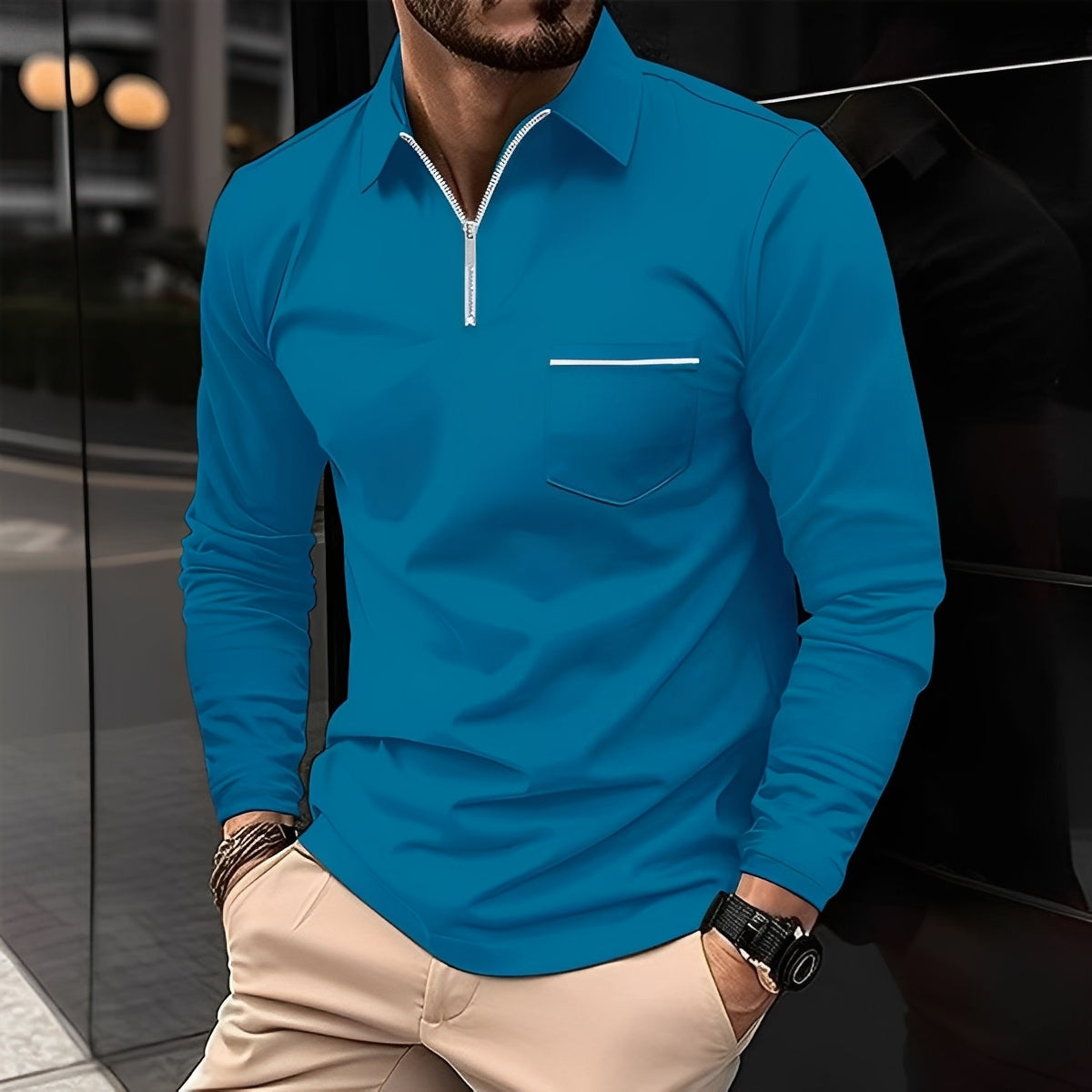 Florent - Bequemes Langarmhemd