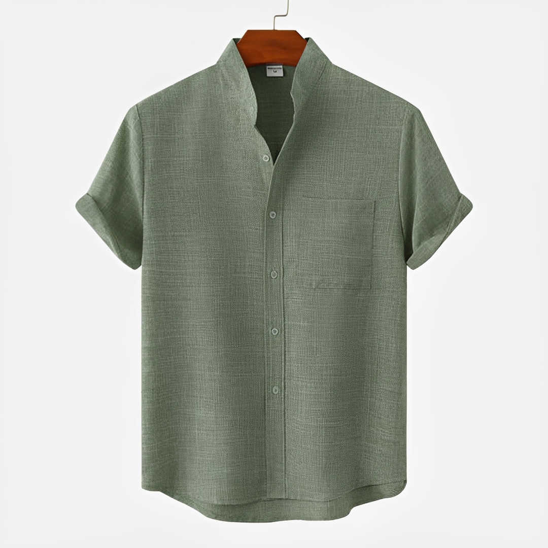 Hayden - Schlichtes Button-Up-Polo-Shirt