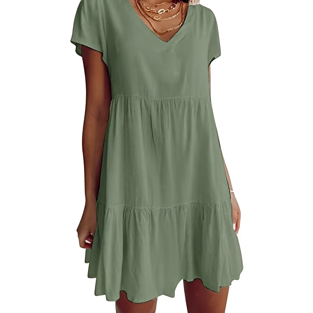 Judith - Leichtes, Weites Kurzes Kleid