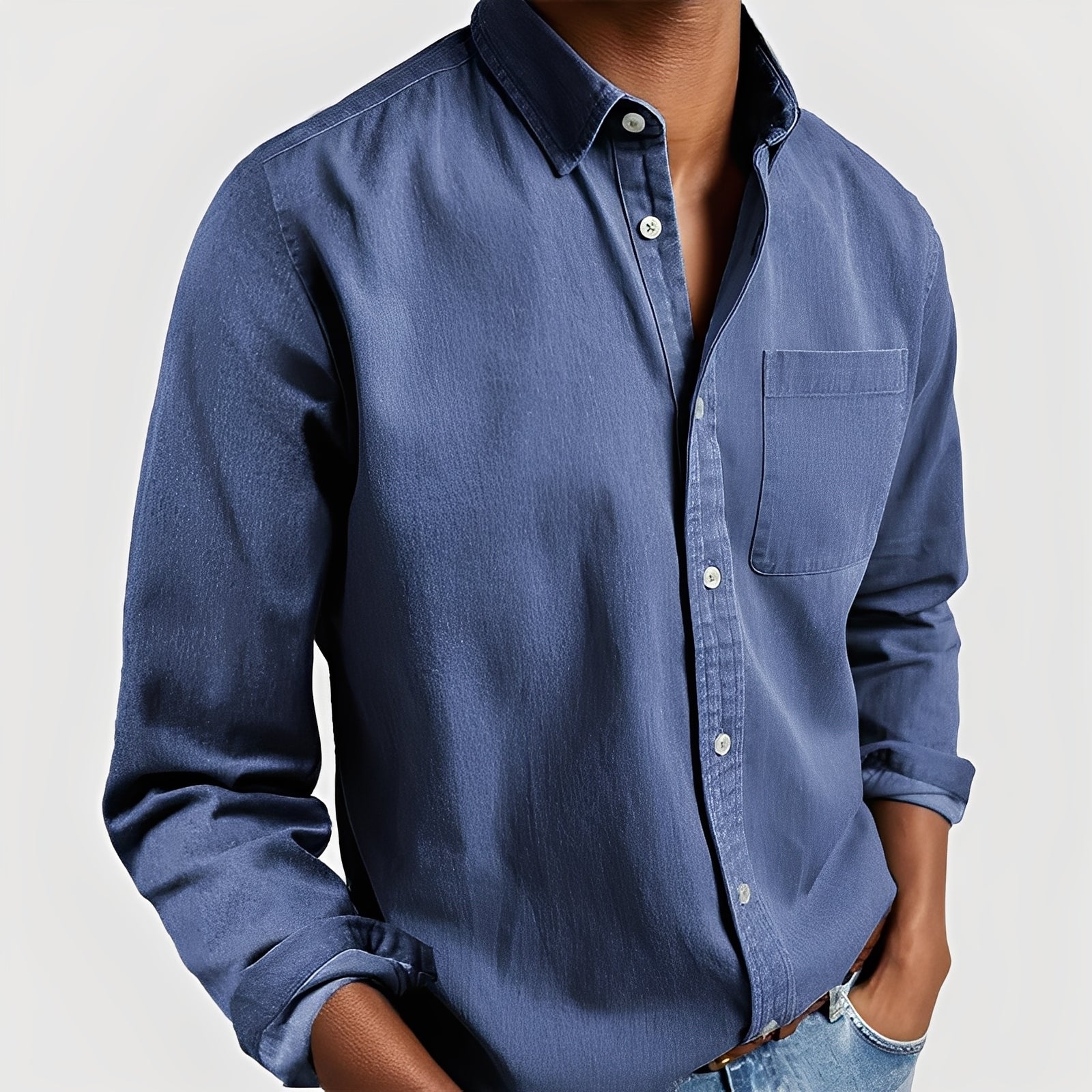 Gauvain - Stilvolles Langarmhemd für Herren