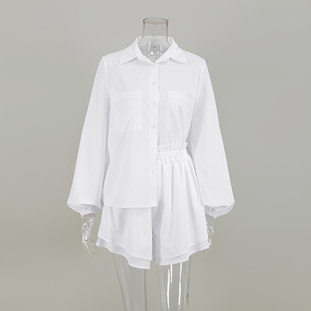 Larnie - Stilvolles Top- und Shorts-Set