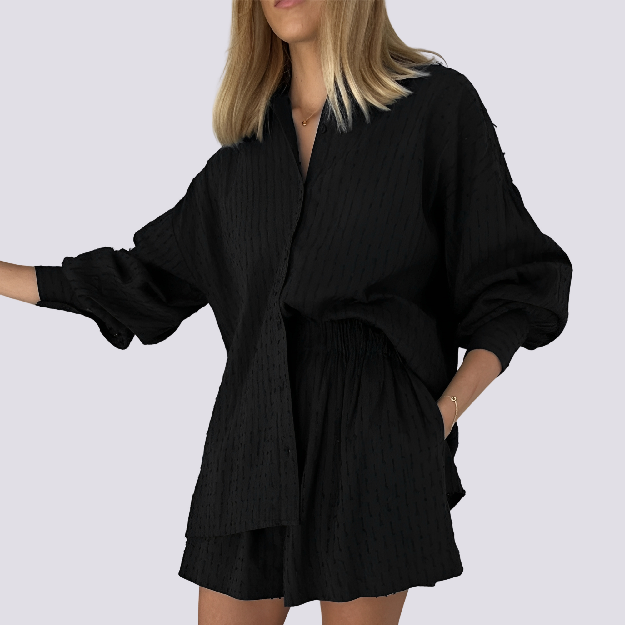 Patricia - Stilvolles, locker sitzendes zweiteiliges Set für Damen
