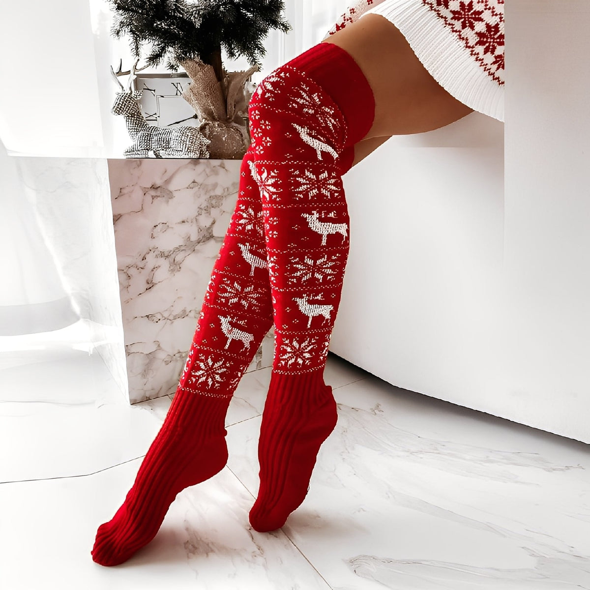 Carol - Elegante und behagliche Weihnachtssocken