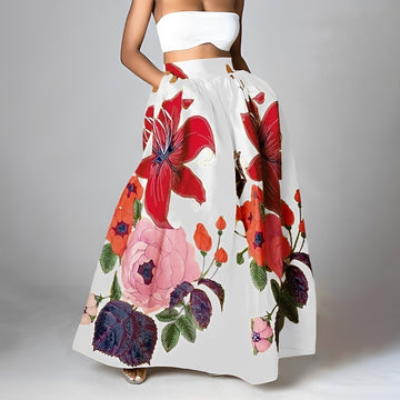 Jessica - Stilvoller Boho-Rock mit hoher Taille für Damen