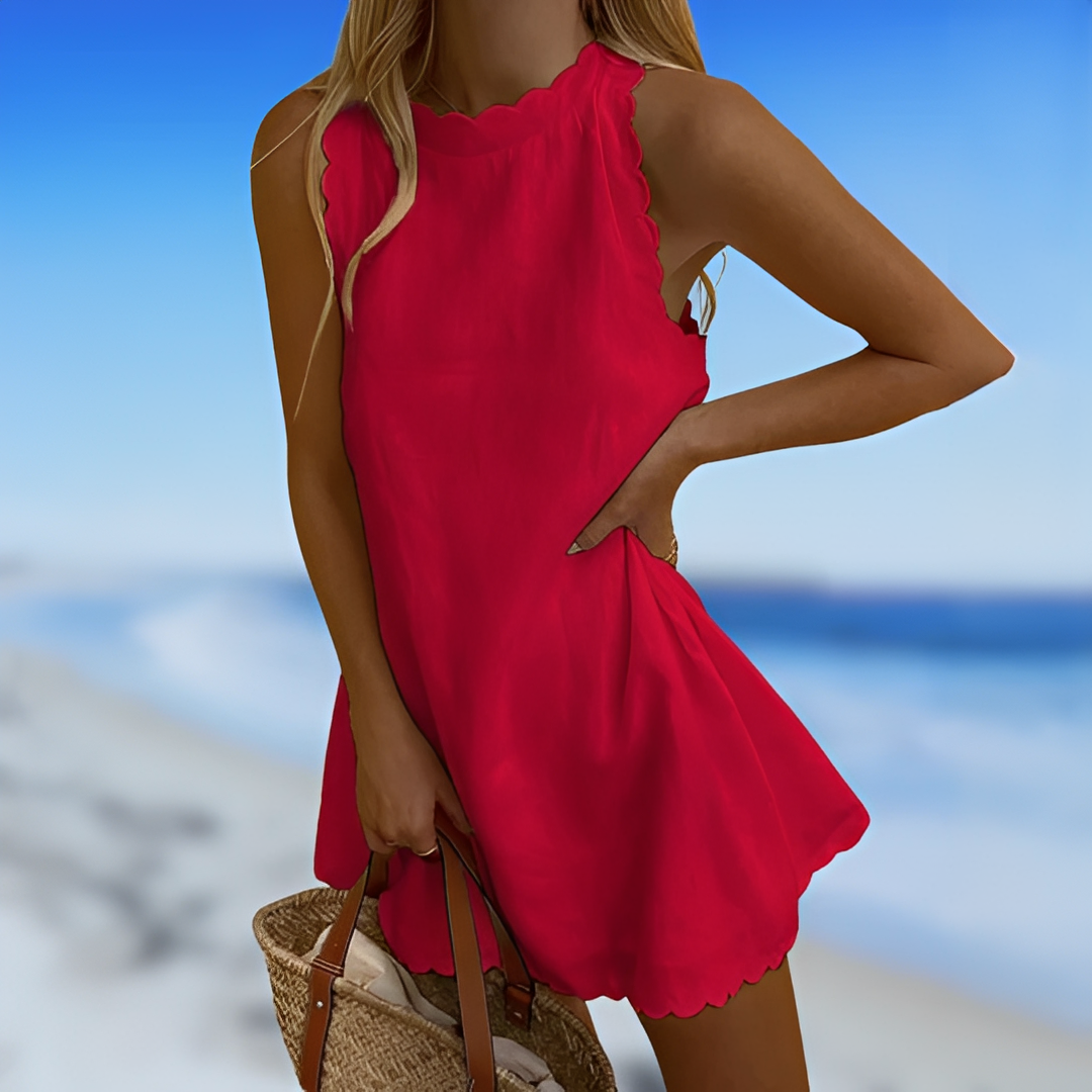 Adelle - Stilvolles ärmelloses Sommerkleid für Damen