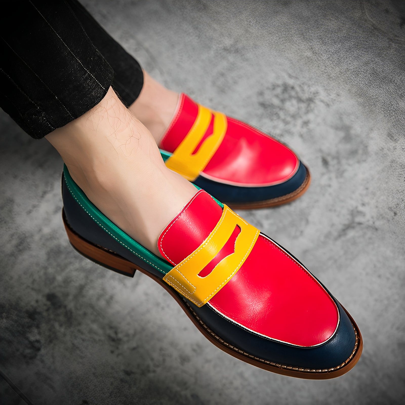 Archie – Herren-Slipper – stilvoll und farbenfroh
