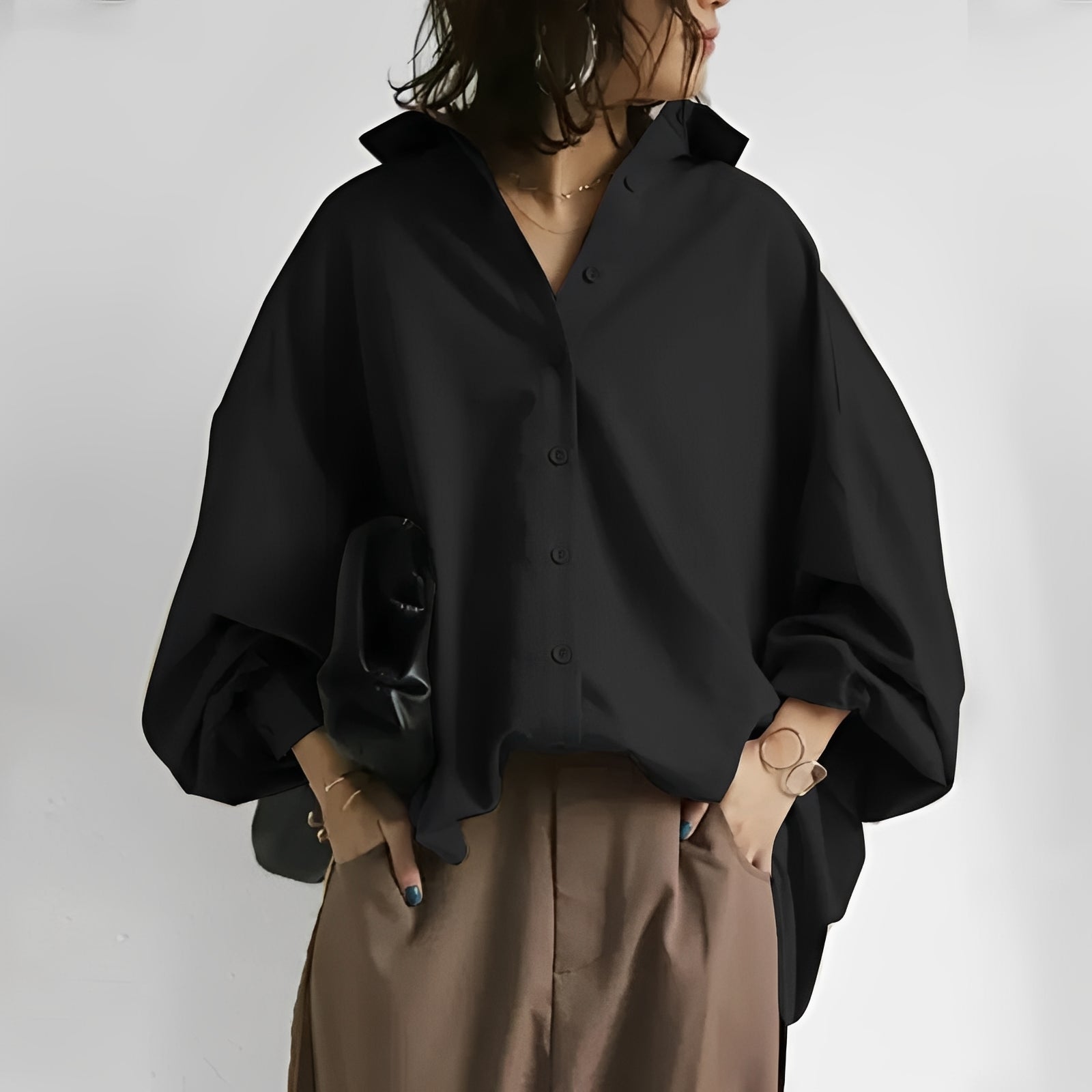 Brittney - Lässige Oversized-Bluse