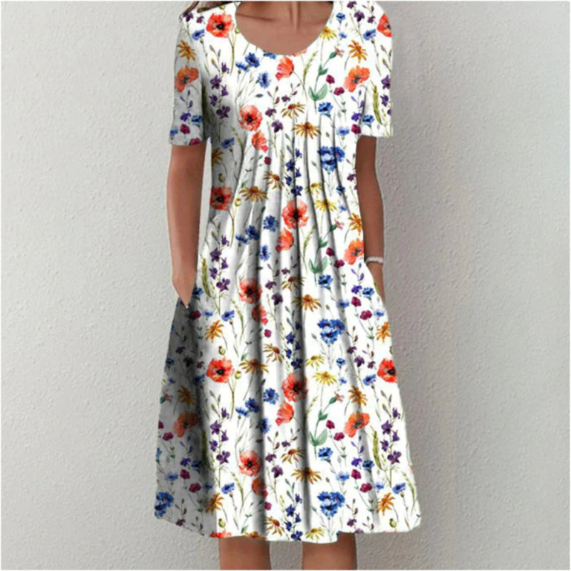 Erin - Elegantes Kleid mit Blumenmuster