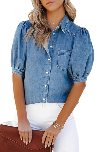 Mila - Stilvolles Denim-Hemd